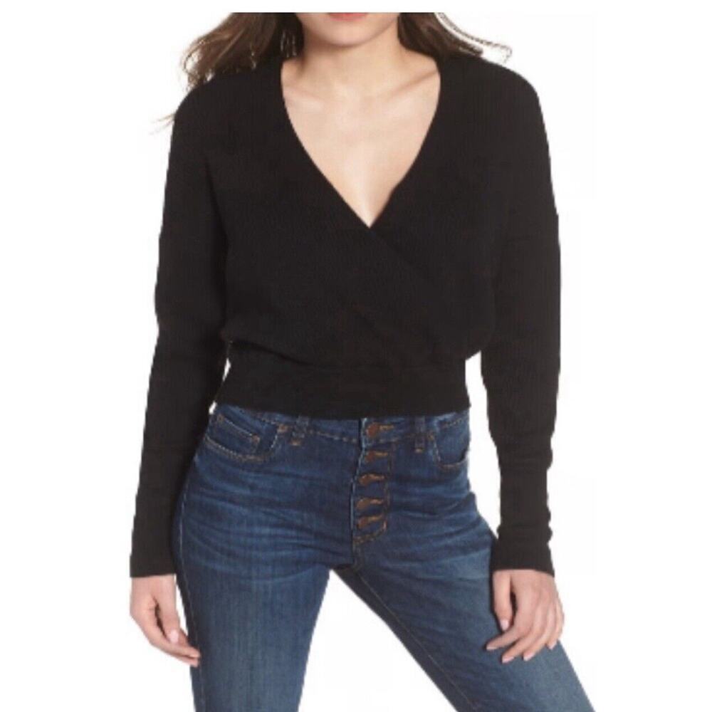 Leith‎ Black Sweater Size M